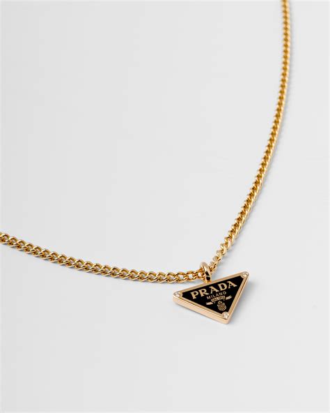 prada black heart necklace|Prada eternal gold necklace.